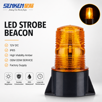 Feux stroboscopiques LED Senken DC 12V, lampe d'urgence universelle pour camions et voitures, balise lumineuse élégante, accessoires de voiture