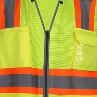 Gilet de sécurité réfléchissant polyvalent à multiples poches pour le transport logistique sur site industriel, logo personnalisé, vente en gros