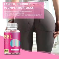 Gomitas BBL, Suplementos de Marca Privada, Sin Azúcar, Potenciador de Glúteos, Levantamiento de Cadera, Caramelos para Aumento de Glúteos, Producto de Belleza para Mujeres