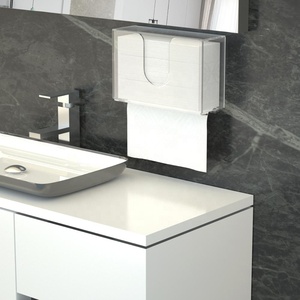 Parete Supporto Del Tessuto Coperchio Della Scatola Del Tessuto Acrilico di Plastica Da Cucina Ristorante Portatovaglioli Asciugamano Viso Titolari di Carta - Product Image 4