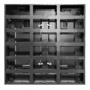 Boîtier étanche pour écran LED extérieur, noir, double porte - Product Image 4
