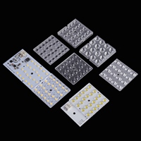 Lentille LED PC pour éclairage public LED SMD 3030 12-en-1 50x50mm