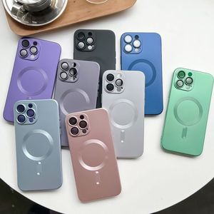 เคสโทรศัพท์แม่เหล็กสำหรับ Phone16 15 14 13 Pro Max เคสอะคริลิกใสแม่เหล็กสำหรับ IP 15 16 รองรับการชาร์จไร้สาย - Product Image 5