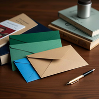 Enveloppes en gros prêtes à l'emploi, dorure de logo, sensation haut de gamme, papier nacré coloré, pochettes de cartes d'invitation, sacs d'enveloppe