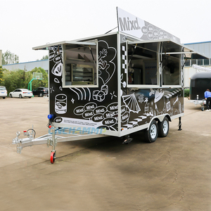 Nuovo Rimorchio per BBQ, Attrezzatura per Food Truck, Carrello <span class=keywords><strong>da</strong></span> Cucina, Carretto per Caffè, Camion Mobile per Pizza, Camioncini dei Gelati, Rimorchio per Catering e Hot Dog - Product Image 2