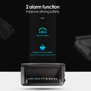 Vente chaude HUD affichage tête haute véhicule GPS puce véhicule vitesse altitude kilométrage USB alimentation voiture universelle - Product Image 4