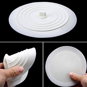 Bouchon de drain en silicone minimaliste, couvercle anti-fuite pour baignoire et évier - Product Image 4