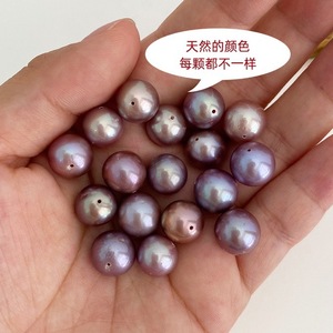 Collier simple pour clavicule, tempérament, perle naturelle Edison, violet démon, argent 925 pour femmes, personnalité de niche - Product Image 3