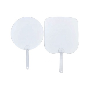 Ventilador de Plástico Personalizado de Alta Calidad de Fábrica, Ventilador PET Sublimable en Blanco - Product Image 1
