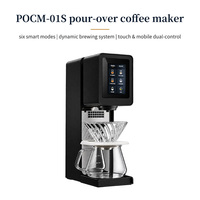 ITOP - Vente flash - Cafetière à filtre automatique - Contrôle de la température par PID - Écran tactile - Contrôle par application mobile - 6 modes intelligents