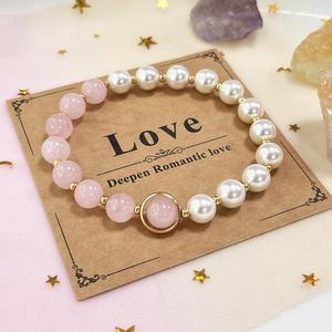 Pulsera de Piedra Natural con Cuentas de Vidrio Coloridas para Equilibrio Emocional, Joyería de Marca Privada sin Costuras, Personalización para Pedidos al por Mayor - Product Image 4