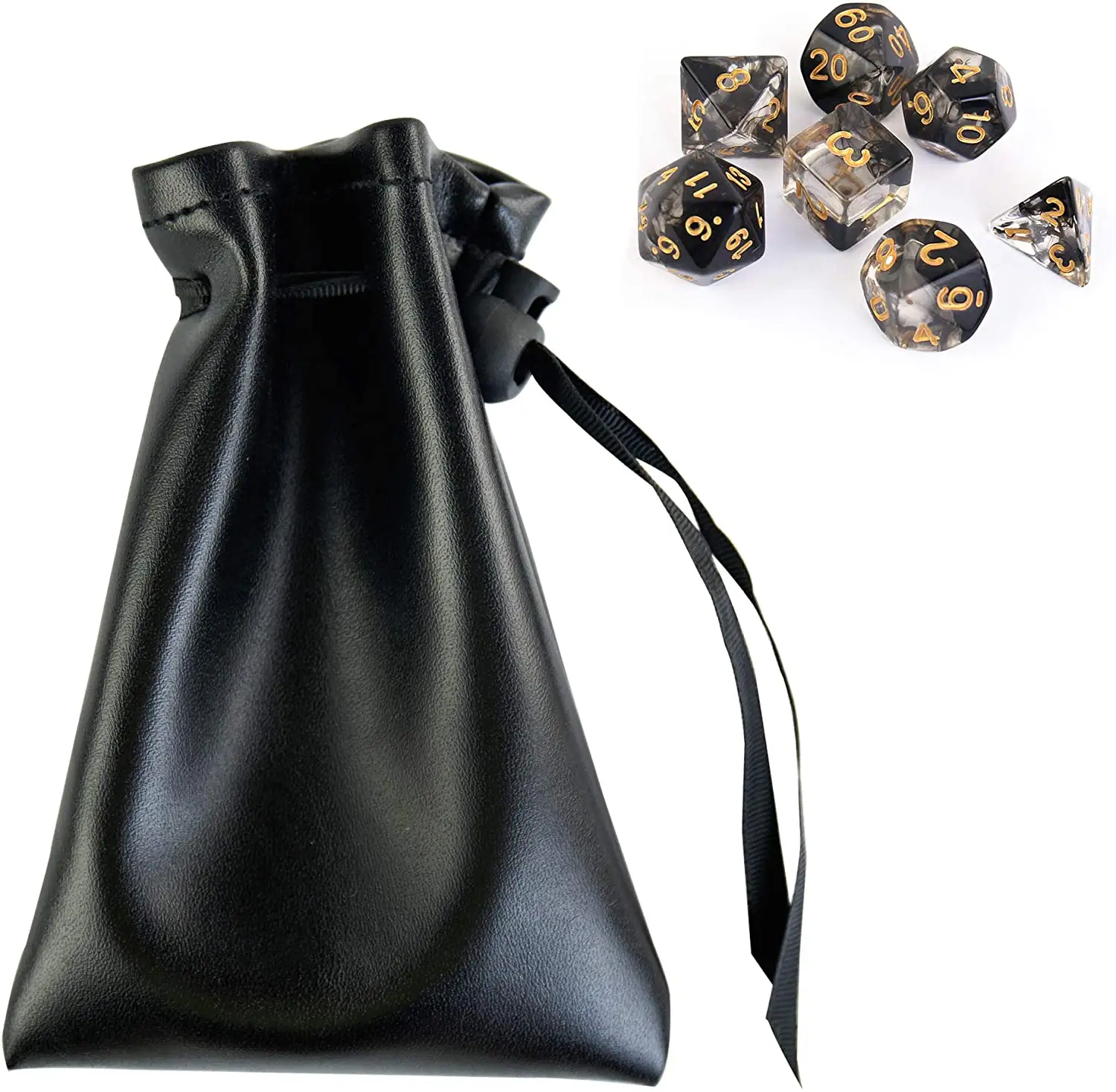 Leather Pouch Drawstring