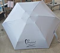 Parapluie de poche mini pliable en 5 sections, 6 ou 8 baleines, coupe-vent, avec logo personnalisé, cadeau promotionnel, protection UV, vente en gros