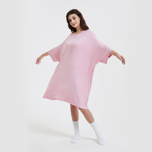 Maglietta da <span class=keywords><strong>notte</strong></span> con motivo personalizzato Eco Friendly taglia unica per tutta la <span class=keywords><strong>notte</strong></span> morbida taglie forti per dormire da donna - Product Image 5