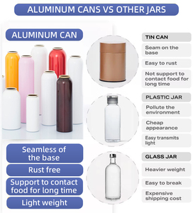 Nuevo Estilo de Atomizadores de Perfume Vacíos de Aluminio de 100 ml, Botellas de Aerosol con Pulverizador y Actuadores con BOV - Product Image 6