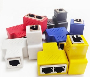 Y Shape <span class=keywords><strong>1</strong></span> Đến <span class=keywords><strong>2</strong></span> Ổ Cắm Kết Nối <span class=keywords><strong>RJ45</strong></span> Nữ Bộ Điều Hợp Mạng Ethernet Lan Bộ Chia <span class=keywords><strong>RJ45</strong></span> - Product Image 1
