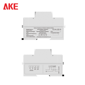 Compteur d'énergie intelligent AKE monophasé avec écran LCD, surveillance de la puissance en temps réel, étanche, compatible avec Home Assistant/Smart Life, rail DIN - Product Image 2