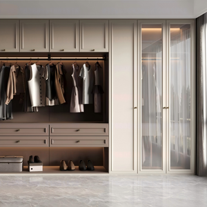 Armoire sur mesure respirante avec panneaux arrière espacés pour chambre en région subtropicale, réduit le risque de moisissure à l'intérieur des vêtements. - Product Image 1