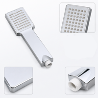 Douchette haute pression avec filtre, ensemble mural en acier inoxydable chromé pour salle de bain, pistolet de pulvérisation réglable, qualité supérieure