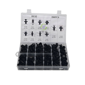 Ensemble de 280 attaches en nylon HE52 pour la réparation automobile, attaches de remplacement - Product Image 1