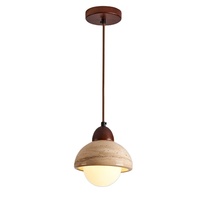 Usine sur Vente Vente Chaude Travertin Pierre Cuisine Pendentif Lumières Moderne Plafond Pendentif Lumières pour Restaurant