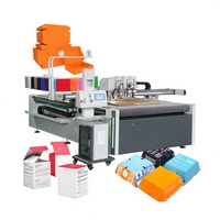Automatische digitale CNC oscillerende messen snijtafel vlakbed golfkarton doos snijmachine plotter verpakkingsmachine