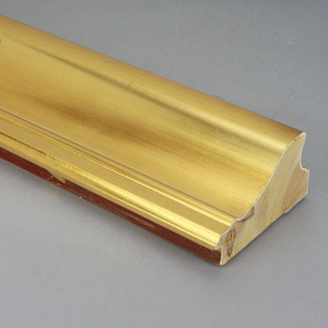 Picture <b>Frame</b> Trim 3471HK 110x56.5mm Gold Foil Chinese Fir Durable <b>Wall</b> Installation - Product Image 1