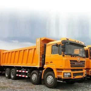 Shacman Truk Sampah 8X4 345HP, Truk Tipper Eropa untuk Dijual