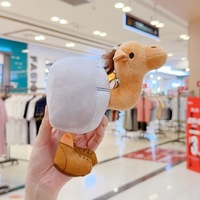 Porte-clés en peluche super doux, populaire et tendance, avec rembourrage en coton PP, jouet anti-stress pour unisexe