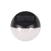 Lampe solaire LED d'extérieur pour clôture avec projection de gouttes d'eau pour la décoration de jardin, de balustrades, d'escaliers et de cour