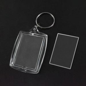 Cadre photo en acrylique, porte-carte photo, pendentif pour collection de photos, porte-clés de forme spéciale, cadre transparent - Product Image 2