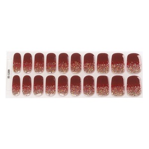 Pegatinas de Gel Súper Brillantes para Uñas, 20 Unidades, Envolturas de Uñas Semicuradas, Calcomanías de Uñas con Esmalte de Gel UV - Product Image 6