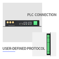 Gateway PLC de Largo Alcance 4G Linux Nodered, Gateway IoT Modbus GSM con Conexión PLC, Compatible con Configuración Remota