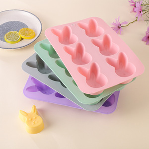 2024 6 uds conejo silicona pastel molde galleta <span class=keywords><strong>arroz</strong></span> pastel fruta pudín comida complementaria hacer molde de Pascua herramientas <span class=keywords><strong>para</strong></span> hornear - Product Image 2