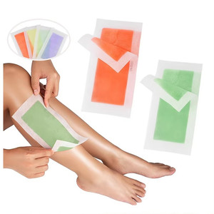 Bandes de <span class=keywords><strong>cire</strong></span> <span class=keywords><strong>froide</strong></span> en gros 4,5*9 cm, naturelles, pour l'épilation du visage, douces pour le visage, les sourcils, le haut du nez, le menton, hypoallergéniques, pour tous les types de peau - Product Image 1