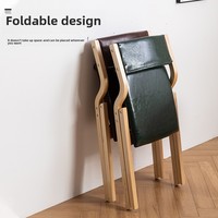 Chaises de salle à manger en bois de style rétro design pliable pour cuisine famille apprentissage thé boutiques jeux de société meubles de restaurant
