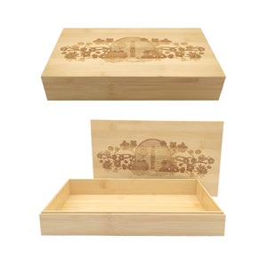 Dongguan manufacturers offer custom-made wooden mooncake <b>boxes</b>, gift <b>boxes</b>, carved and hollowed-out solid wood/<b>MDF</b> <b>boxes</b>. - Product Image 2