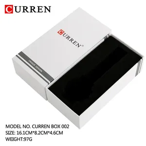 กล่องของขวัญกระดาษทรงสี่เหลี่ยม CURREN กล่องบรรจุภัณฑ์นาฬิกาสไตล์โบราณสุดหรู - Product Image 6