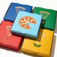 Boîte à pizza triangulaire personnalisée en carton alimentaire |   Boîte d'emballage imprimée pour tranches de pizza pour les chaînes de restaurants et les marques de plats à emporter