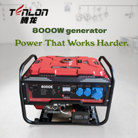 8000W Generator mit 1-Phasen- und Einphasen-Ausgang - Duale Stromversorgung für Werkstätten & Kleinbetriebe
