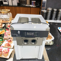 Distributeur automatique de crème glacée molle de table à 3 saveurs en acier inoxydable à vendre/Machine de fabrication de crème glacée 28L avec pré-refroidissement
