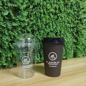 AT PACK Compostable Transparante Koude Koffiebekers 12/16/24 oz Wegwerp Drinkbekers 98mm voor Thee & Dranken Koffiehuis Benodigdheden - Product Image 5