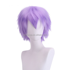 WD01 Peluca de fibra química de <span class=keywords><strong>Halloween</strong></span> para hombres, pelo colorido de anime, juegos de rol - Product Image 5