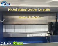 Machine à glaçons gourmet BLG de 25 kg à 650 kg, machine à glaçons durs, fabricant de glaçons gourmet, glace en gelée pour les boissons de bar, fabricador de hielo