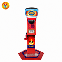 Machine de jeu d'arcade de boxe 'Big Punch' ultime pour parc d'attractions, à monnayeur, pour test de force de frappe, pour centre de jeux