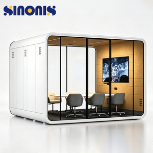 Cabina de Oficina Modular Insonorizada Sinonis, Diseño Minimalista Rectangular Independiente para Colaboración en Equipo y Videoconferencias - Product Image 5