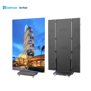 Écran LED pliable 3-en-1 mobile GOB P1.2 P1.25 P1.53 de 1280*1920mm pour affichage intérieur en restaurant et cinéma - Product Image 1