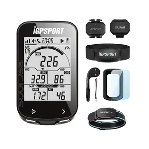 GPS Bike Computer iGPSPORT BSC100S Cycle Wireless Speedometer Bike Digital Stopwatch Cycling Odometer Speed Cadence Sensor Set