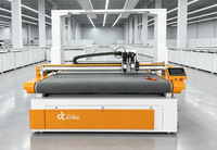 Machine de découpe CNC à couteau oscillant pour cuir véritable PU et peau de mouton composite pour intérieur de voiture, vente chaude
