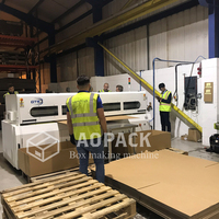 Aopack Nouvelle conception Meilleur service Machine de fabrication de boîtes en carton de luxe Machine d'impression Grande taille Bm2508-plus